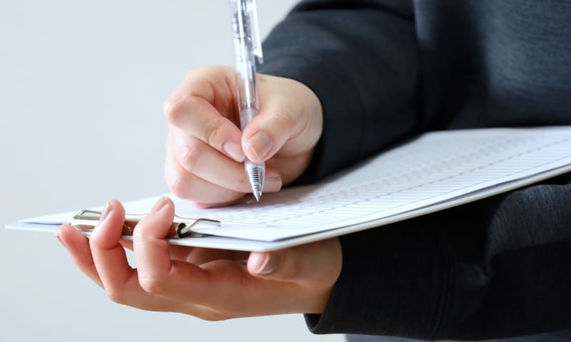 作業前にお見積りを提示